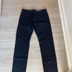 J. CREW Stretch Pants Style BB979 Mens 33 X 34 Blue Grey Office Casual